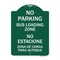 Signmission No Parking Bus Loading Zone No Entacionamiento Bus De Carga Zona, A-DES-GW-1824-23756 A-DES-GW-1824-23756 - alternate 1